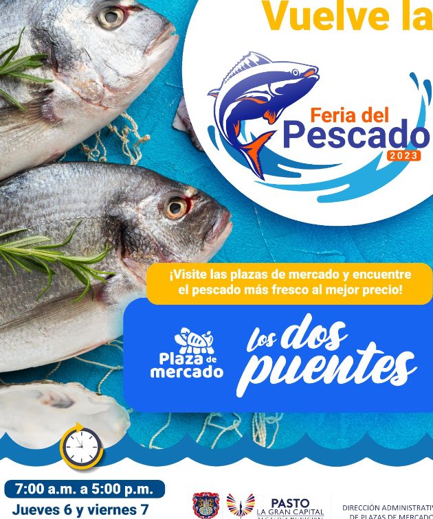 feria de pescados frescos